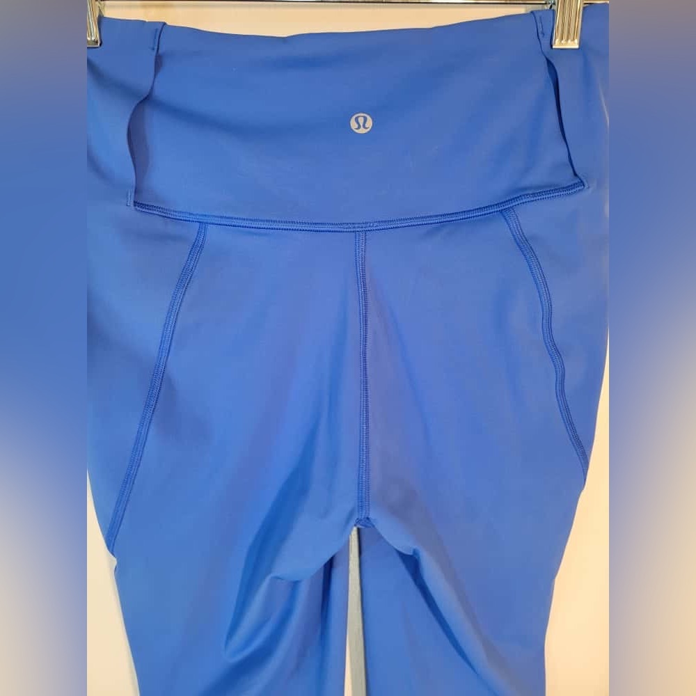 Lululemon•Free to Speed High-Rise Tight 25•Pocket Nulux•Wild Bluebell•LIKE NEW•6 - Picture 11 of 16